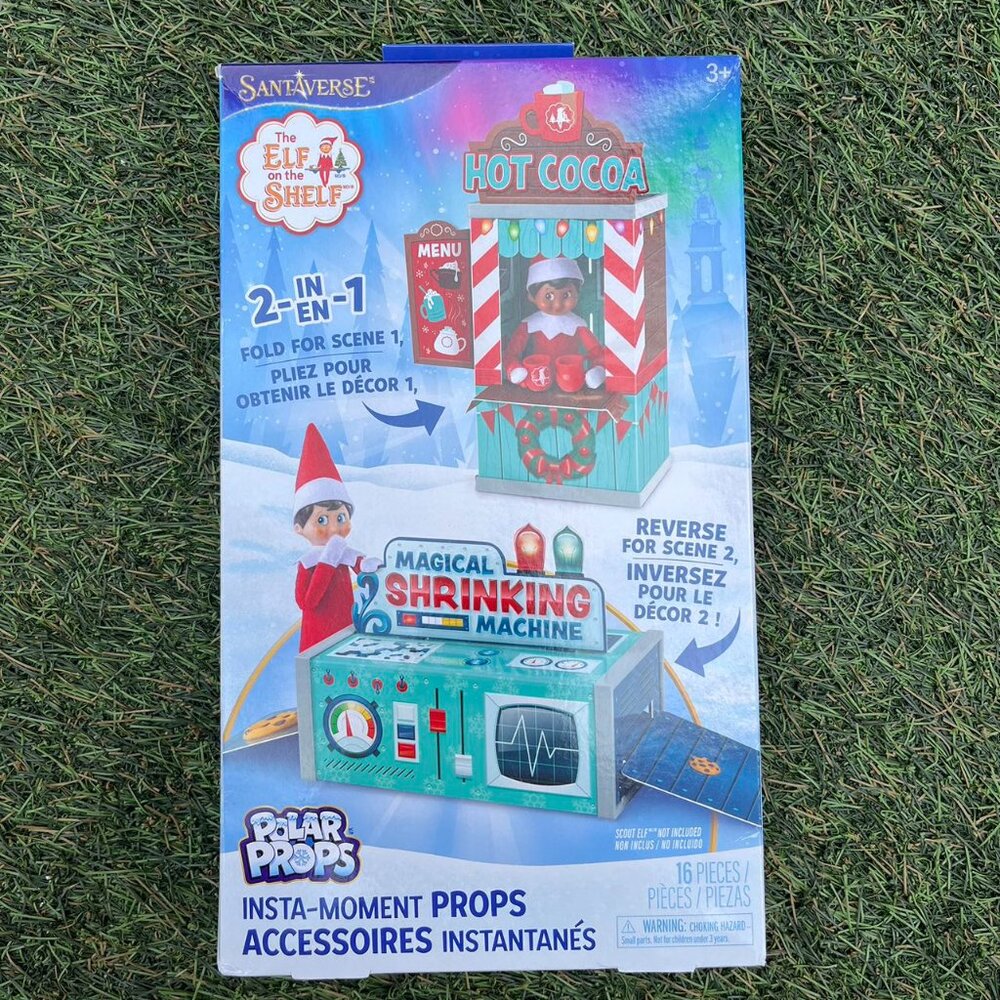 Elf on the Shelf Polar Props Insta-Moment Props 2 in 1 Reverse for Scene 2